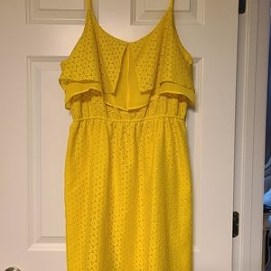 Women's J. Taylor Yellow Sundress Size 14